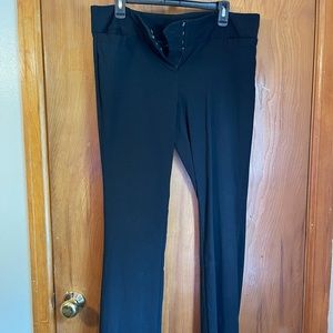 Black casual dress pants